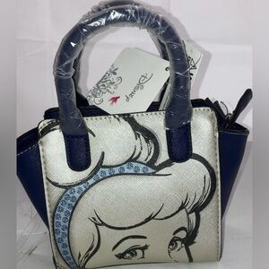Disney Blue and White Mini Bag with Retro Design